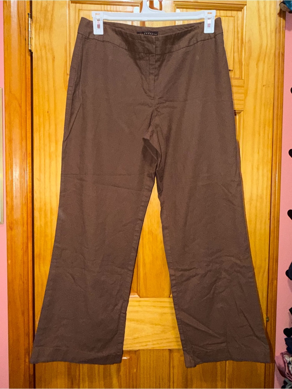 Apostrophe Chocolate Brown Boot-Cut Pants